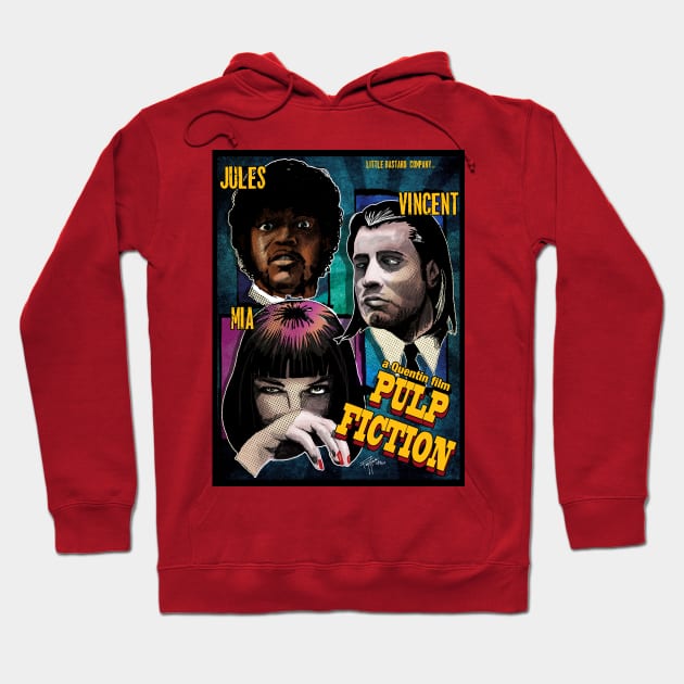 Pulp Fiction Hoodie by LittleBastard